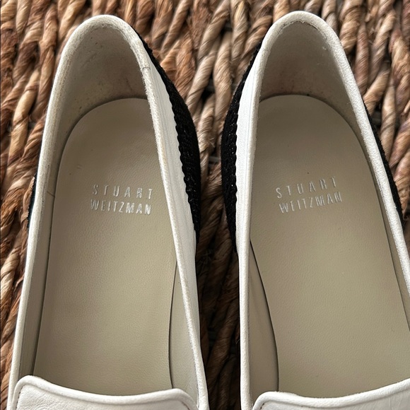 Stuart Weitzman Black and White Loafers - Picture 5 of 6
